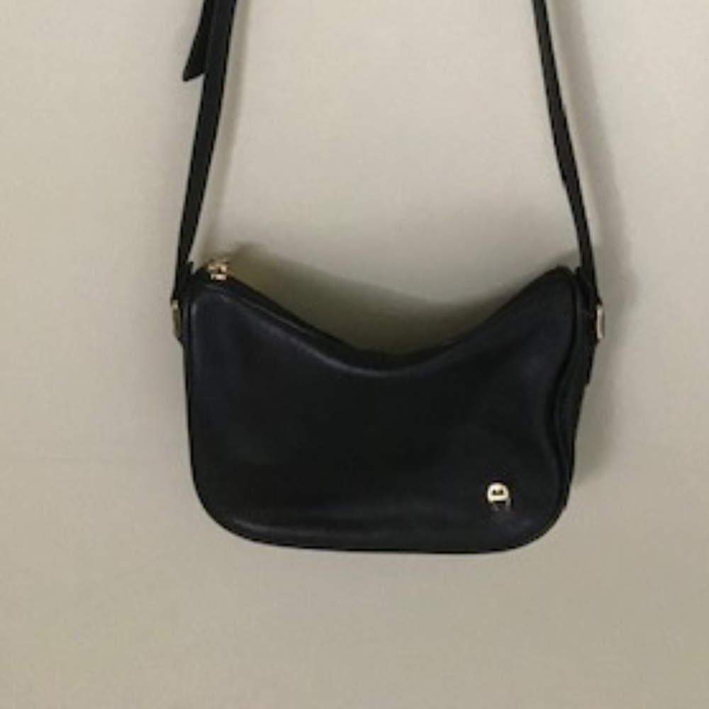 Etienne Aigner Black Leather Purse